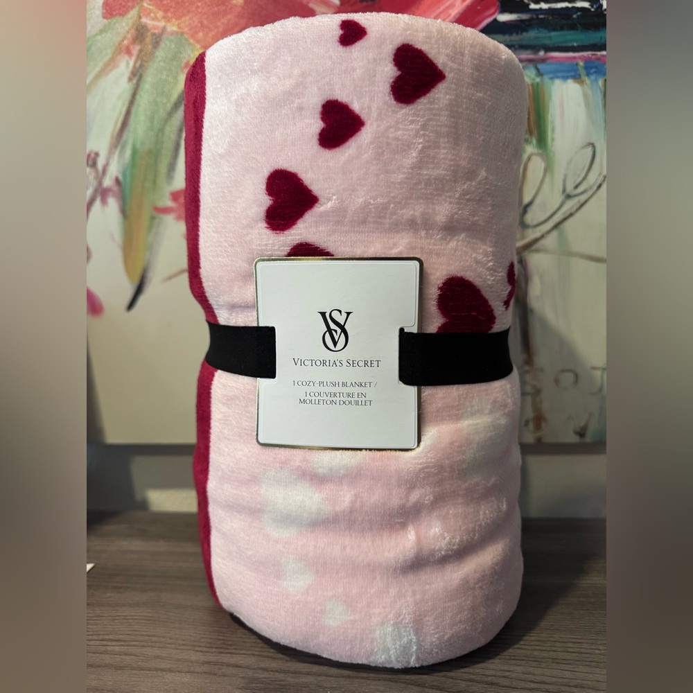 Hearts Victoria’s Secret Blanket
